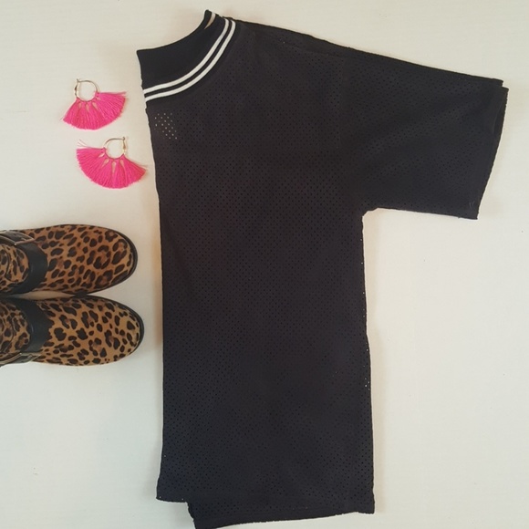 LAST CHANCE! CLOSET CLOSING! Genuine leather black t-shirt Fine Collection xs/s - Picture 4 of 6